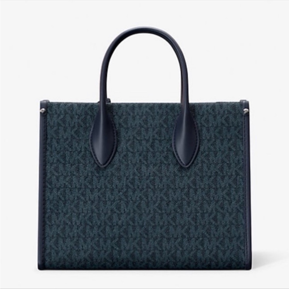 Michael Kors Small Mirella Tote Shoulder Crossbody Bag Admiral - Picture 4 of 5